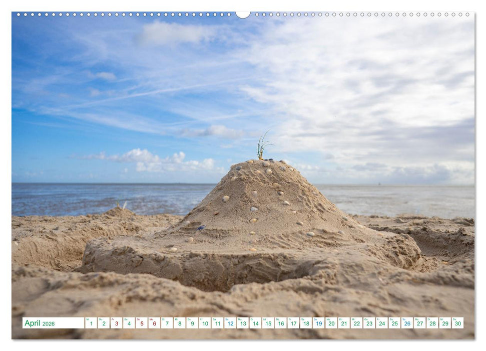 Schillig und Horumersiel - Im Wangerland unterwegs (CALVENDO Wandkalender 2026)