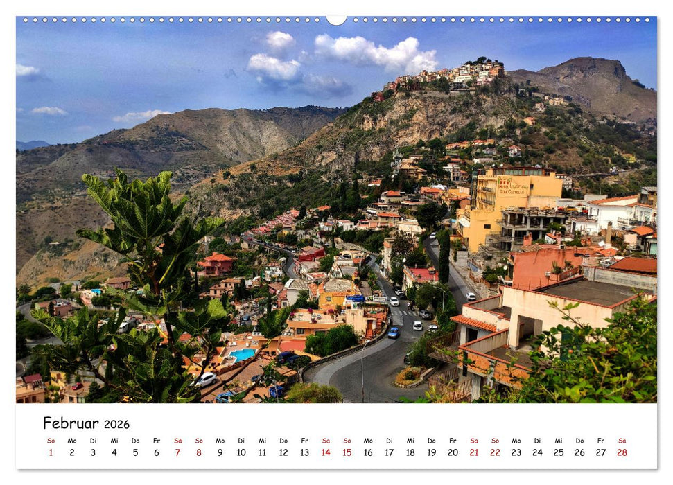 Sizilien - der Osten und die Liparischen Inseln (CALVENDO Wandkalender 2026)