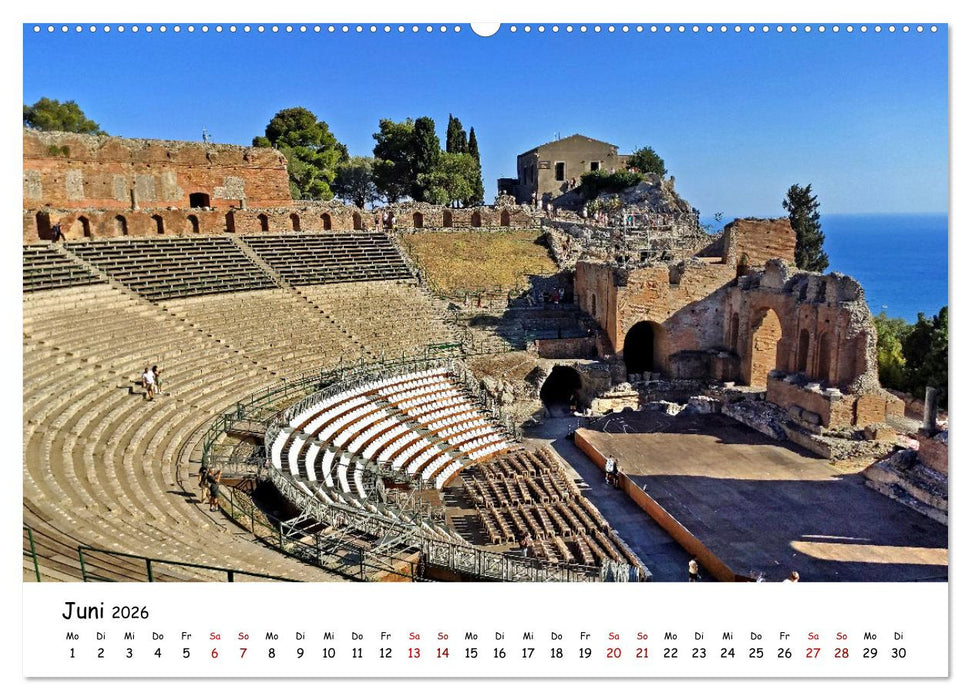 Sizilien - der Osten und die Liparischen Inseln (CALVENDO Wandkalender 2026)