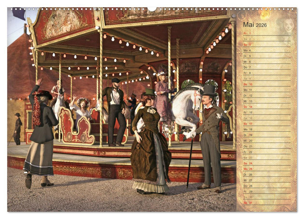 Steampunk Carnival (CALVENDO Wandkalender 2026)