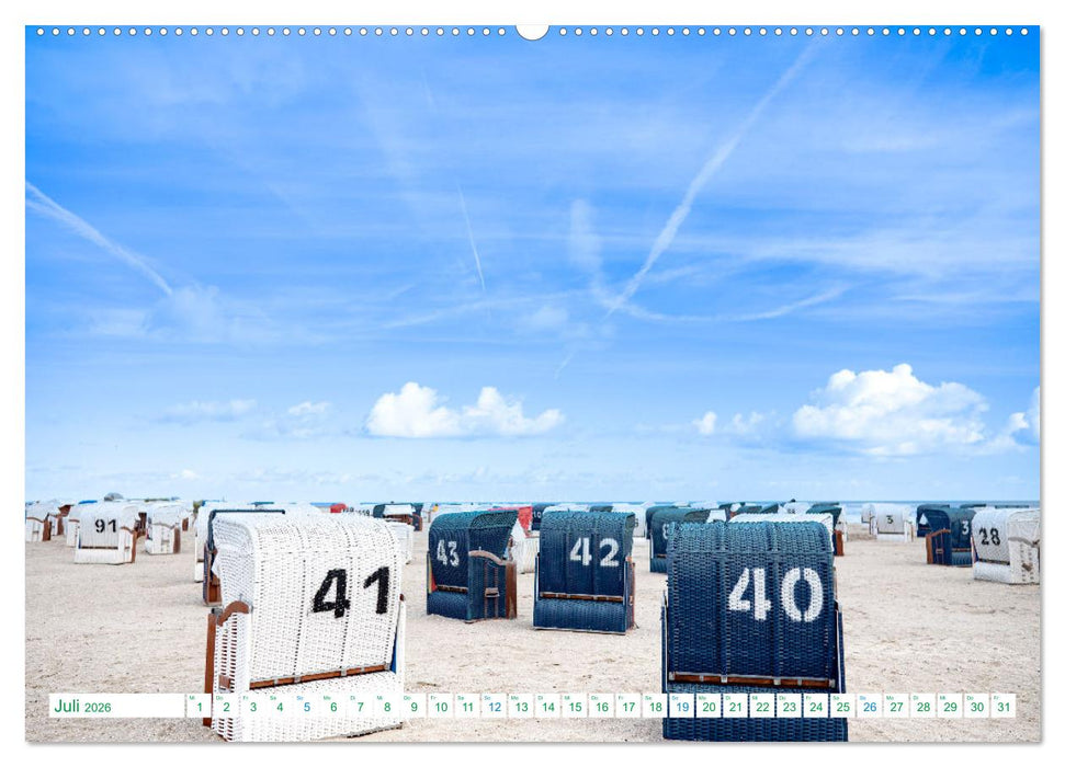 Schillig und Horumersiel - Im Wangerland unterwegs (CALVENDO Premium Wandkalender 2026)