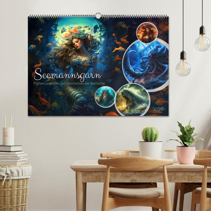 Seemannsgarn - Mythen, Legenden und Geschichten der Seefahrer (CALVENDO Wandkalender 2026)