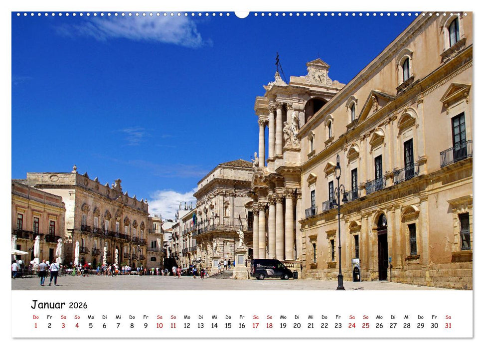 Sizilien - der Osten und die Liparischen Inseln (CALVENDO Premium Wandkalender 2026)