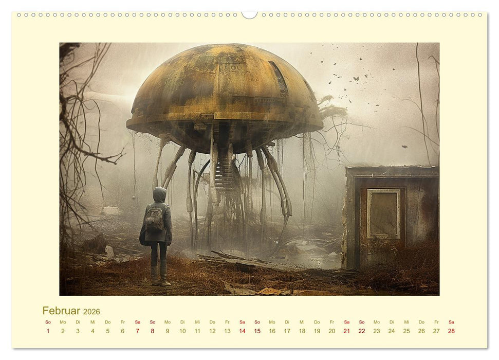 Surreale Alienwelt (CALVENDO Premium Wandkalender 2026)