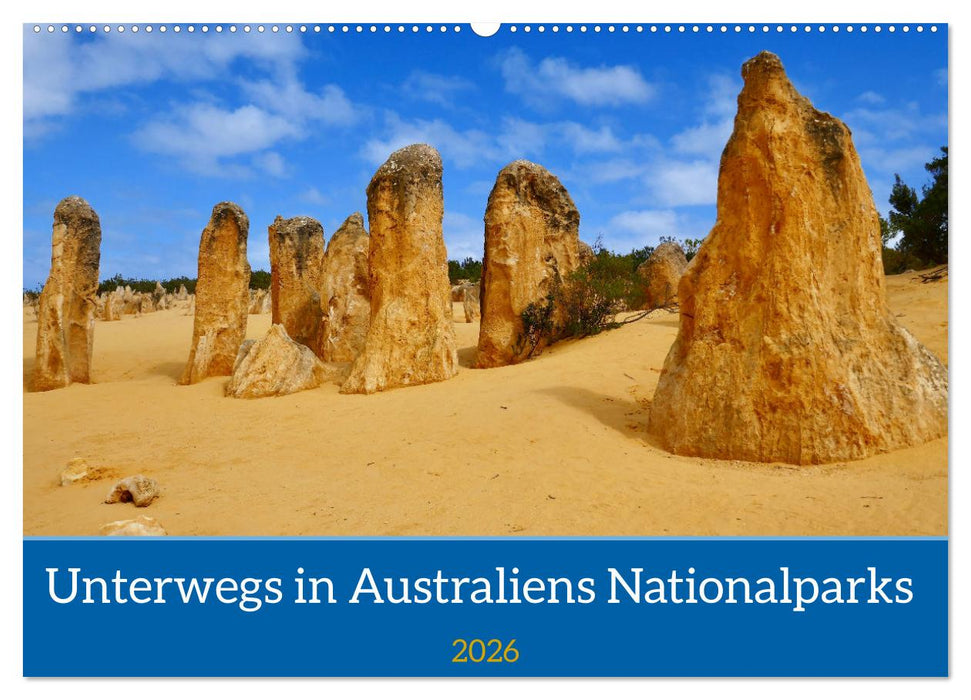 Unterwegs in Australiens Nationalparks (CALVENDO Wandkalender 2026)