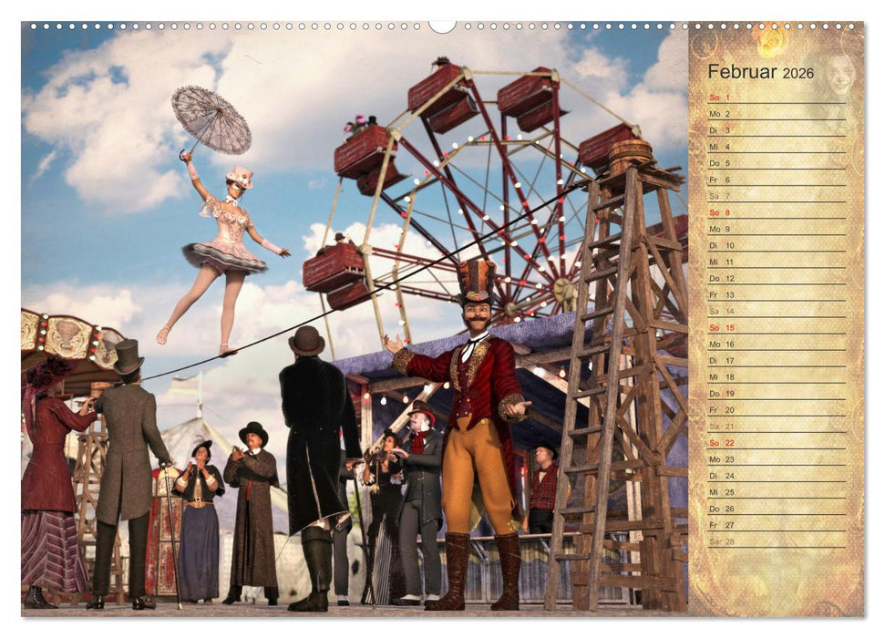 Steampunk Carnival (CALVENDO Premium Wandkalender 2026)