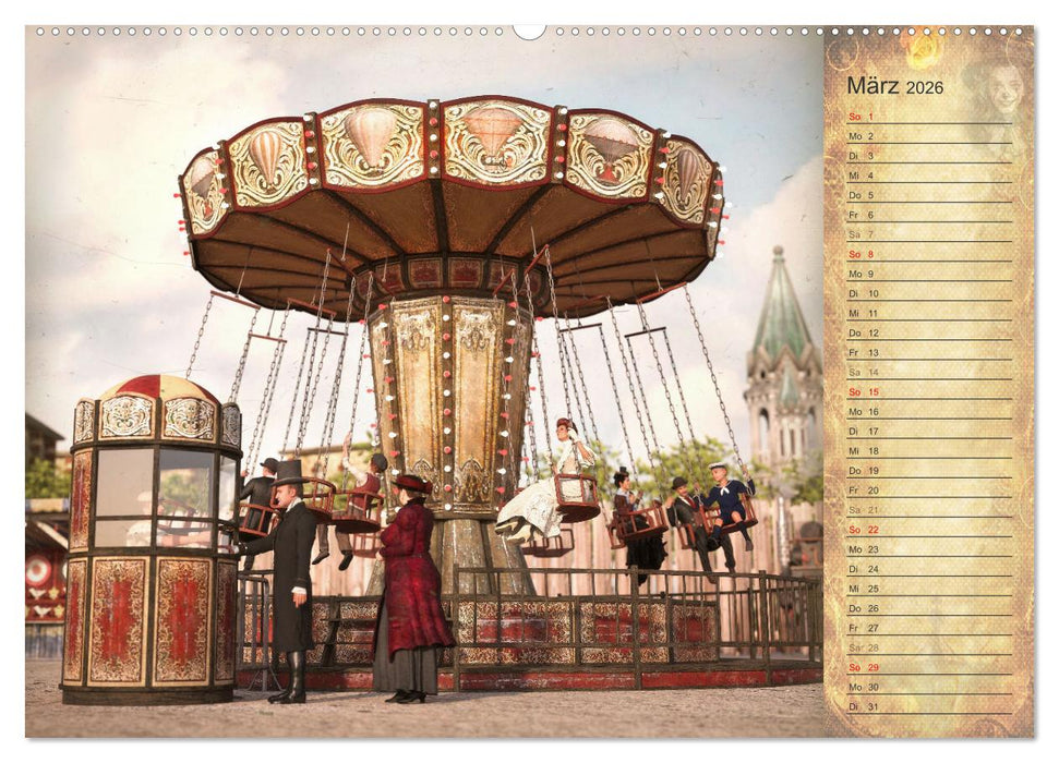 Steampunk Carnival (CALVENDO Premium Wandkalender 2026)