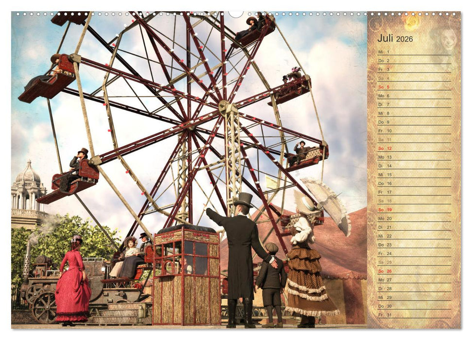 Steampunk Carnival (CALVENDO Premium Wandkalender 2026)