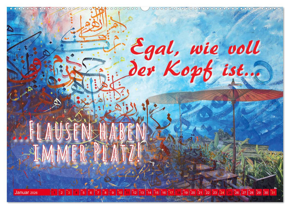 Die Pflicht ruft! Sag ihr, ich ruf zurück. (CALVENDO Premium Wandkalender 2026)