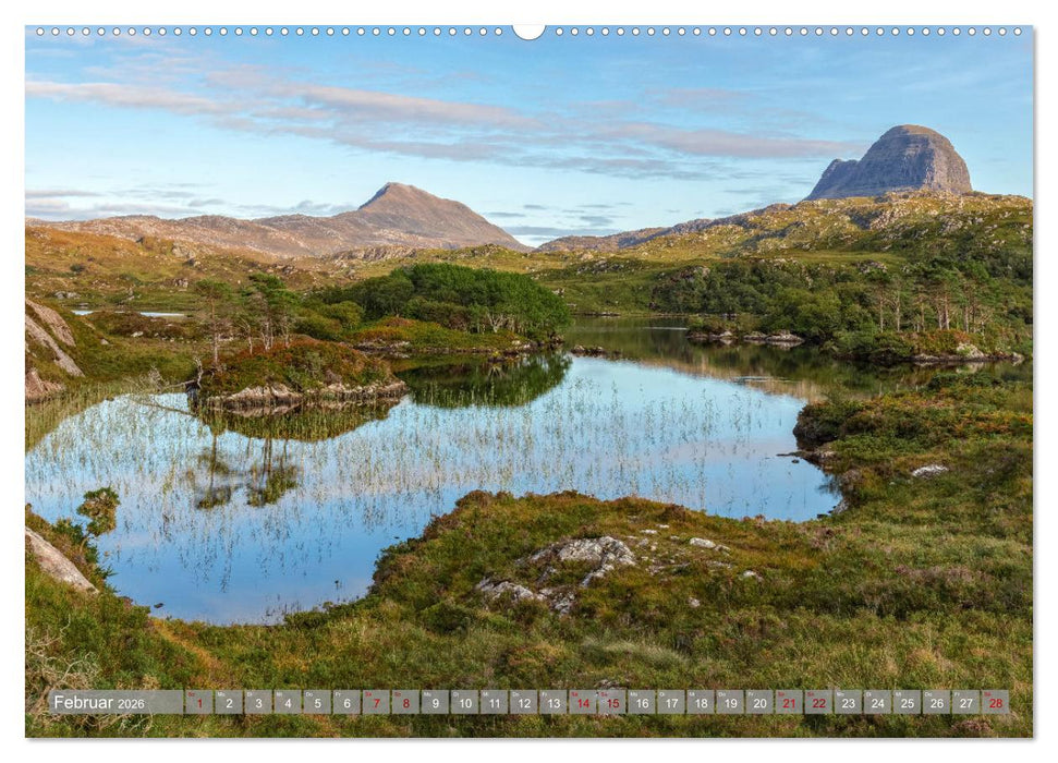 Schottlands NC 500, der Roadtrip durch die wilden Highlands. (CALVENDO Wandkalender 2026)