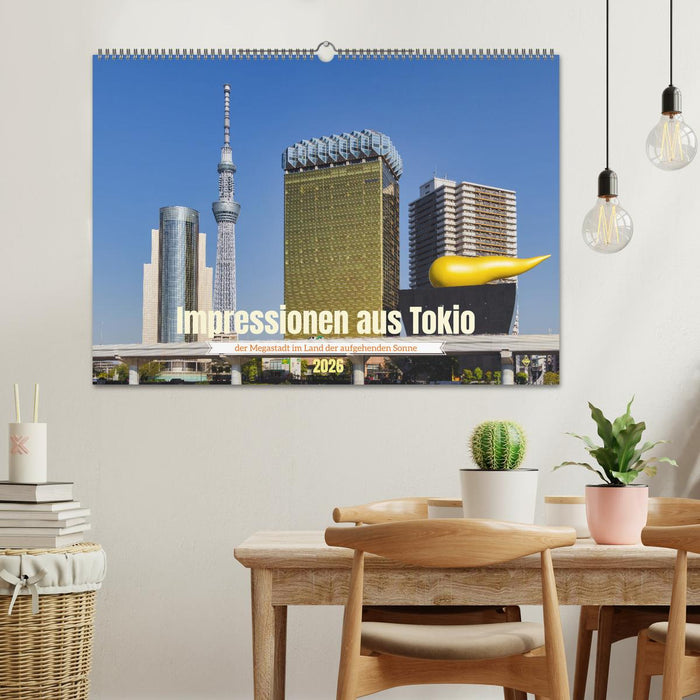 Impressionen aus Tokio, der Megastadt im Land der aufgehenden Sonne (CALVENDO Wandkalender 2026)