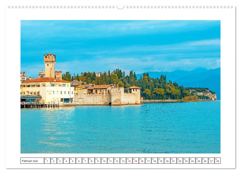 Sirmione - schönster Ort am Gardasee (CALVENDO Premium Wandkalender 2026)