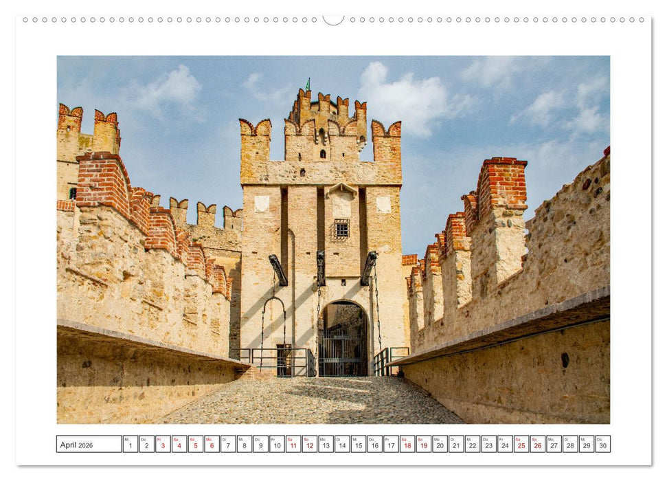Sirmione - schönster Ort am Gardasee (CALVENDO Premium Wandkalender 2026)