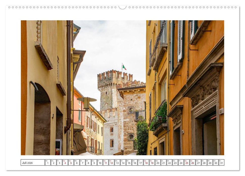 Sirmione - schönster Ort am Gardasee (CALVENDO Premium Wandkalender 2026)
