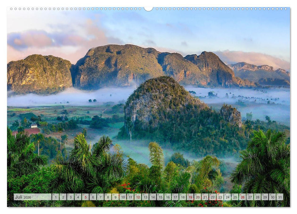 Kuba - Ein ganzes Jahr Karibikflair (CALVENDO Premium Wandkalender 2026)