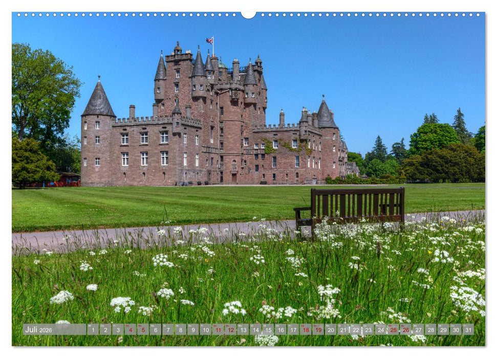 Zwischen Burgen und Klippen, der Nordosten Schottlands, ein Geheimtipp. (CALVENDO Premium Wandkalender 2026)