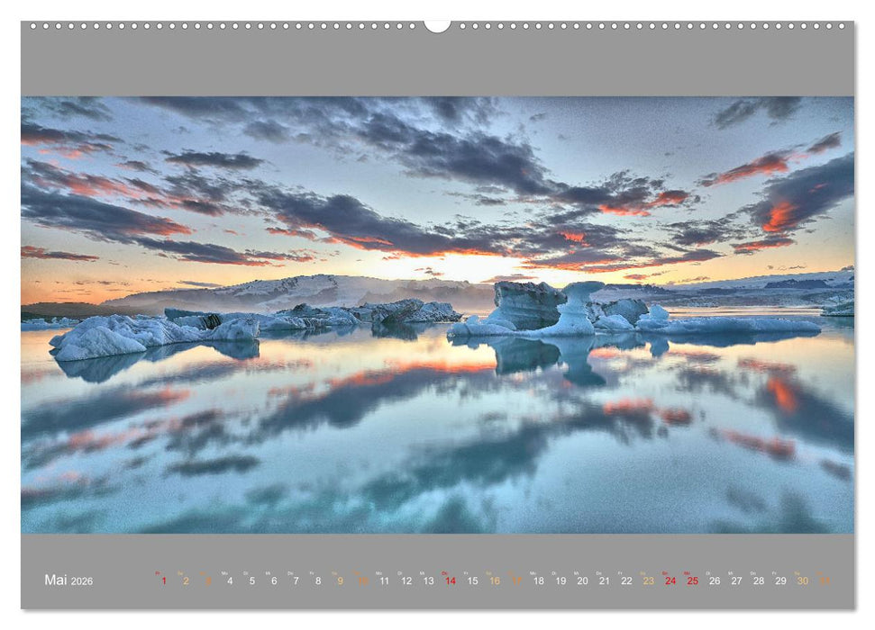 Island - Traumland am Rande der Arktis (CALVENDO Wandkalender 2026)