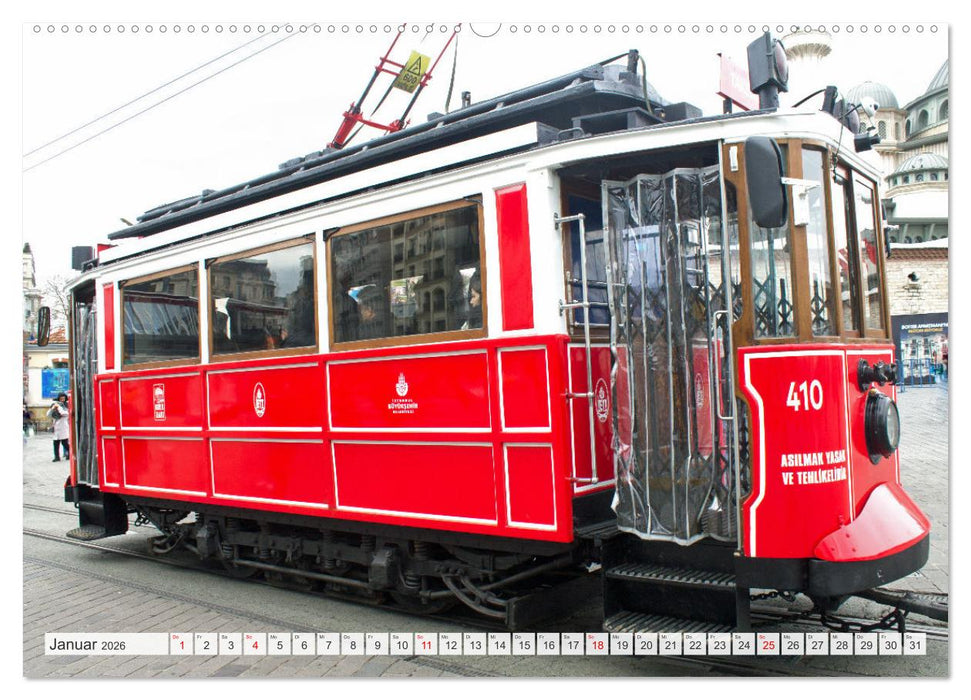 Istanbul - die quirlige Stadt auf zwei Kontinenten (CALVENDO Premium Wandkalender 2026)