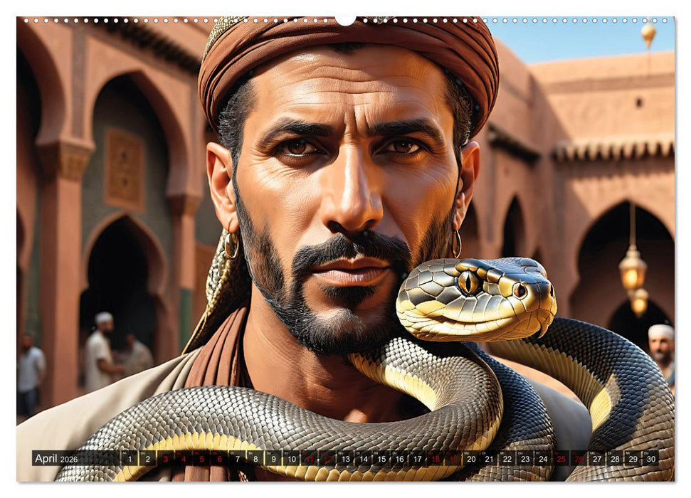 Mystische Schlangenbeschwörer (CALVENDO Wandkalender 2026)