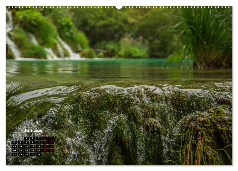 Naturwunder Plitvicer Seen (CALVENDO Premium Wandkalender 2026)