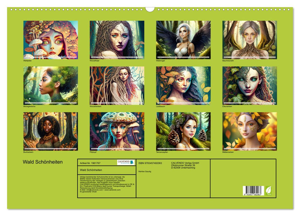 Wald Schönheiten (CALVENDO Wandkalender 2026)