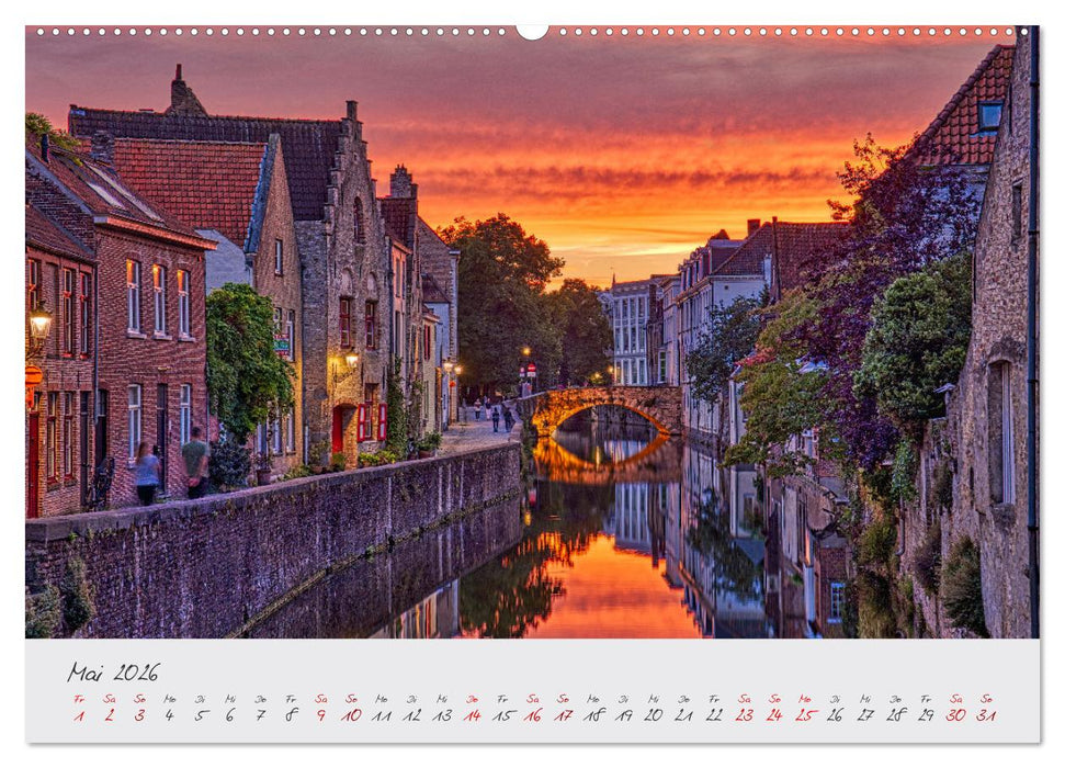 Belgien - Grafschaft Flandern (CALVENDO Premium Wandkalender 2026)