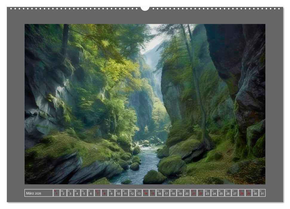 Träumereien in Grün (CALVENDO Premium Wandkalender 2026)