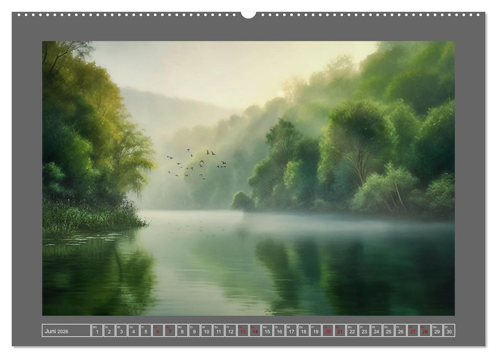 Träumereien in Grün (CALVENDO Premium Wandkalender 2026)