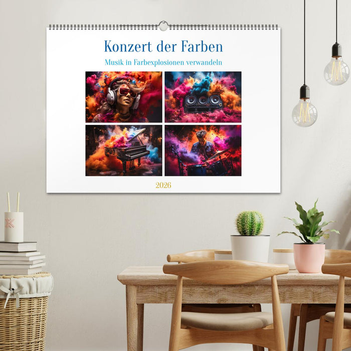 Konzert der Farben (CALVENDO Wandkalender 2026)