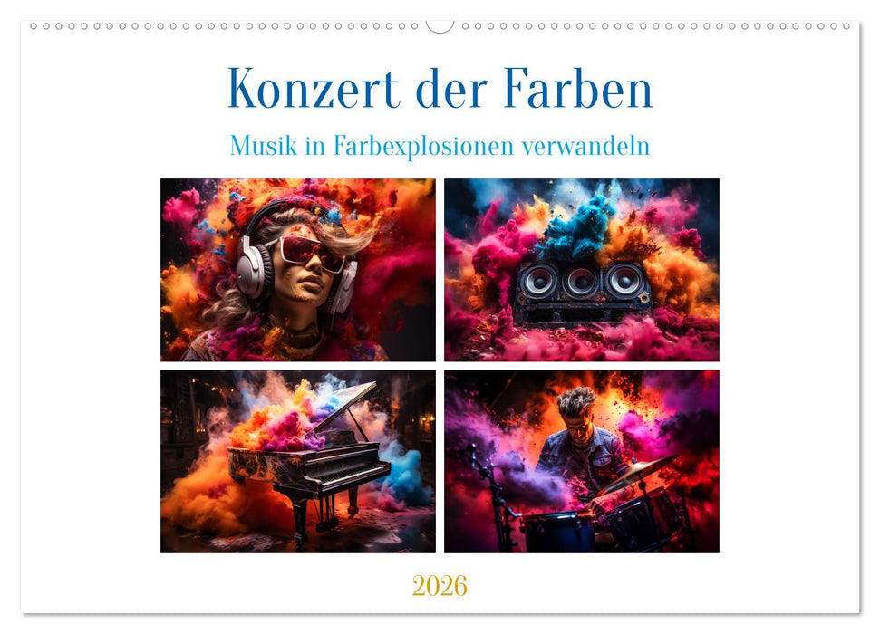 Konzert der Farben (CALVENDO Wandkalender 2026)