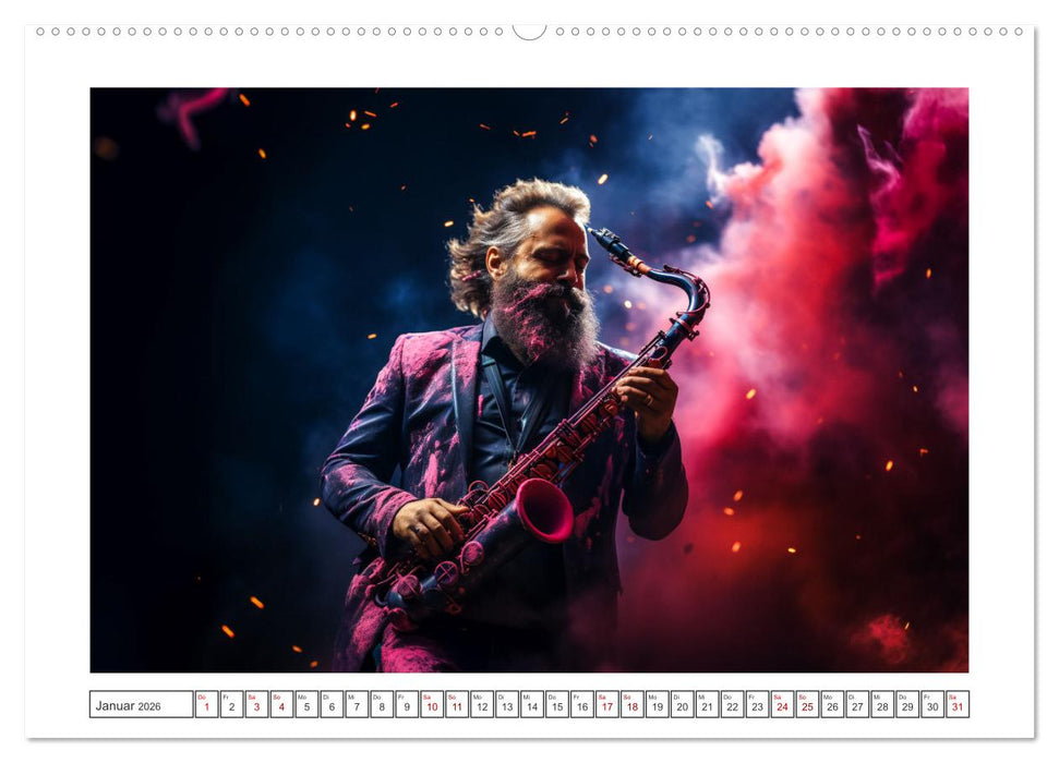 Konzert der Farben (CALVENDO Wandkalender 2026)