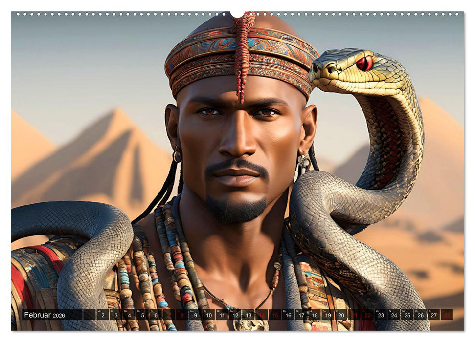 Mystische Schlangenbeschwörer (CALVENDO Premium Wandkalender 2026)