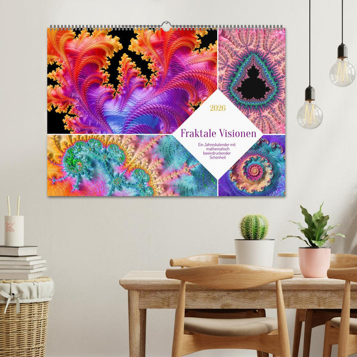Fraktale Visionen (CALVENDO Wandkalender 2026)