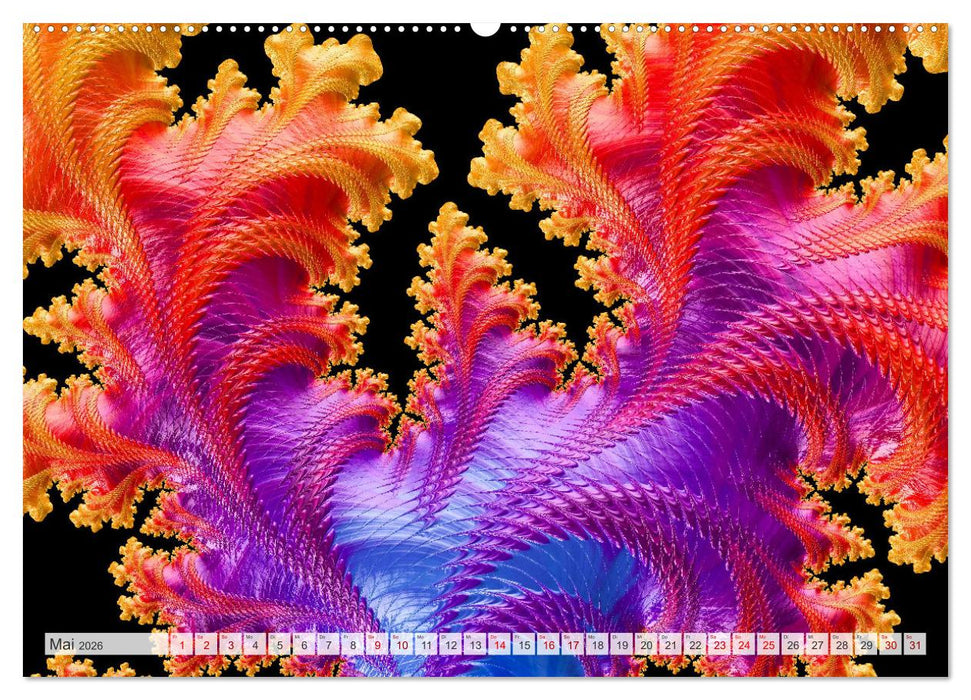 Fraktale Visionen (CALVENDO Wandkalender 2026)