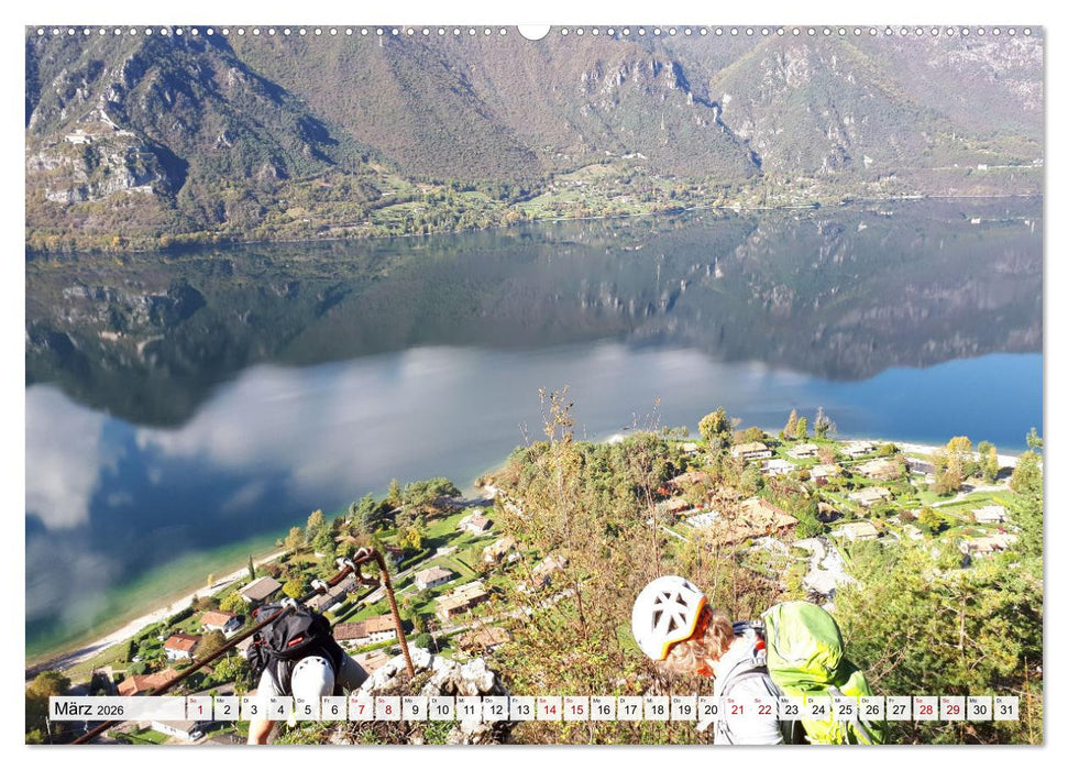 Klettersteige in Norditalien (CALVENDO Wandkalender 2026)