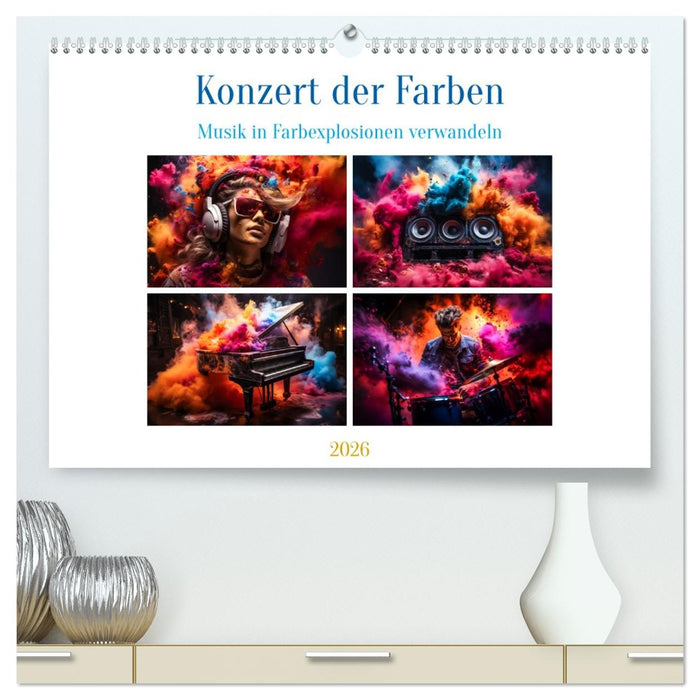 Konzert der Farben (CALVENDO Premium Wandkalender 2026)