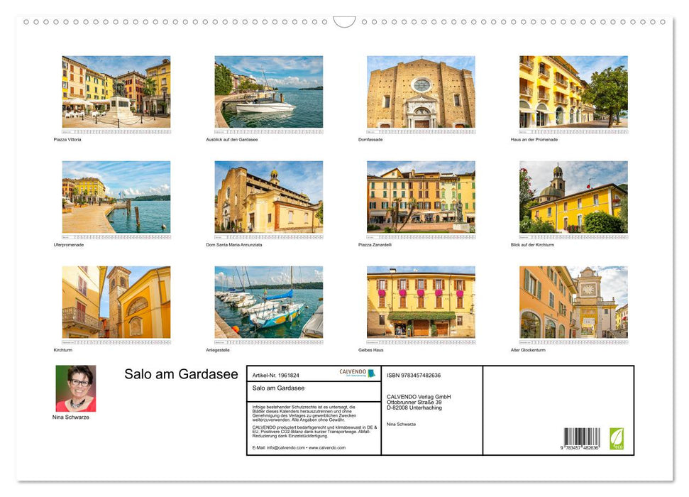 Salo am Gardasee (CALVENDO Wandkalender 2026)