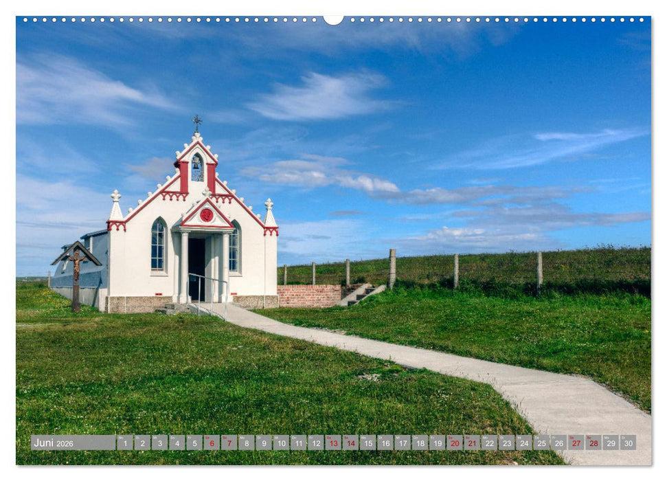 Orkney, Inselwelten aus Licht und Legenden. (CALVENDO Wandkalender 2026)