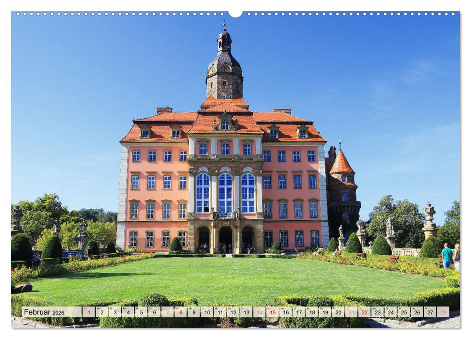 Schloss Fürstenstein in Polen (CALVENDO Wandkalender 2026)