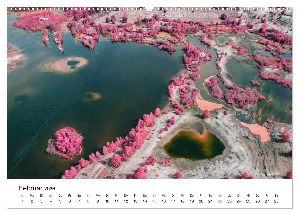 Die Lausitz im faszinierenden Infrarotlicht (CALVENDO Wandkalender 2026)