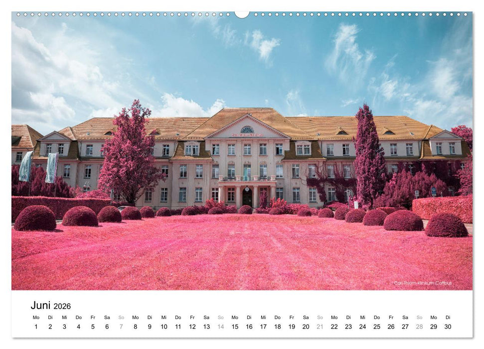 Die Lausitz im faszinierenden Infrarotlicht (CALVENDO Wandkalender 2026)