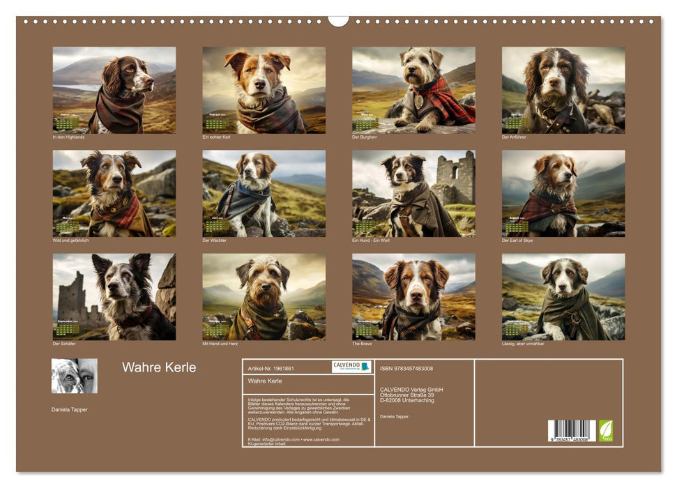 Wahre Kerle (CALVENDO Wandkalender 2026)