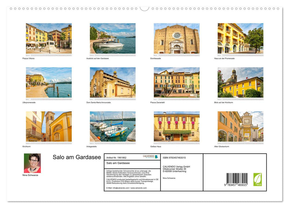 Salo am Gardasee (CALVENDO Premium Wandkalender 2026)