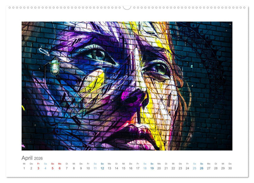 Street Art and City Vibes (CALVENDO Wandkalender 2026)