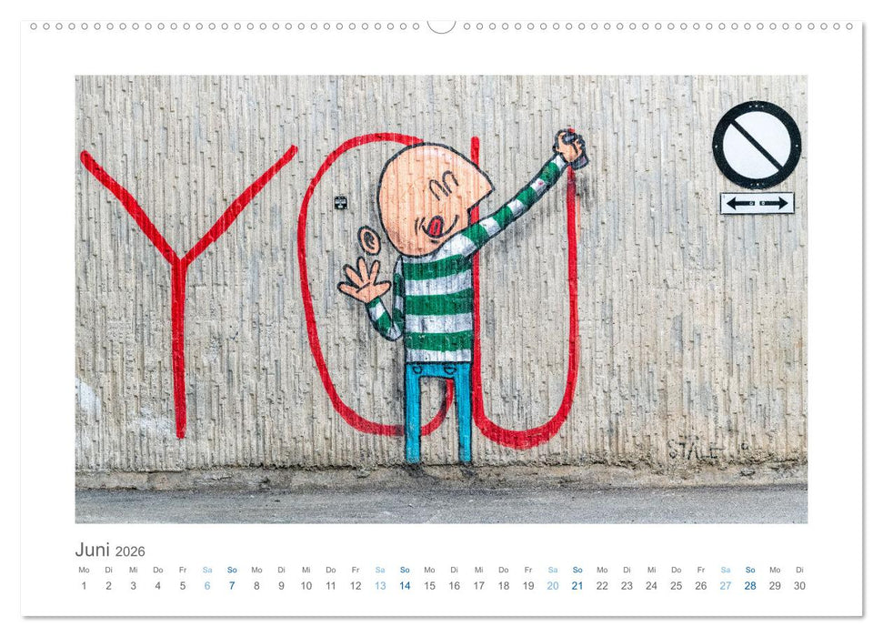Street Art and City Vibes (CALVENDO Wandkalender 2026)