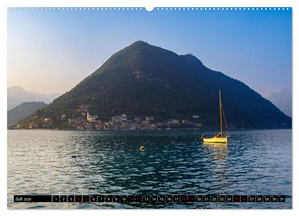 Romantischer Lago d'Iseo (CALVENDO Premium Wandkalender 2026)