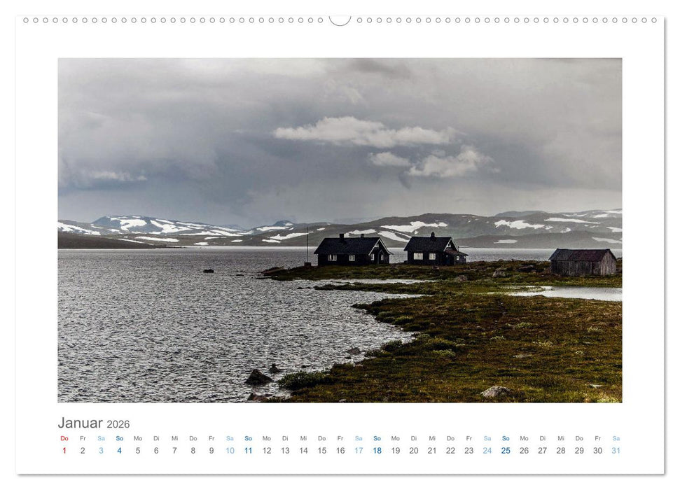 Bewegte Wolken, Stille Landschaften (CALVENDO Wandkalender 2026)