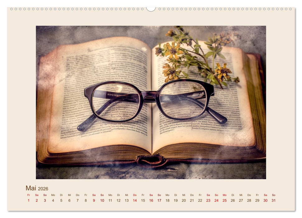 Bücherzauber (CALVENDO Premium Wandkalender 2026)