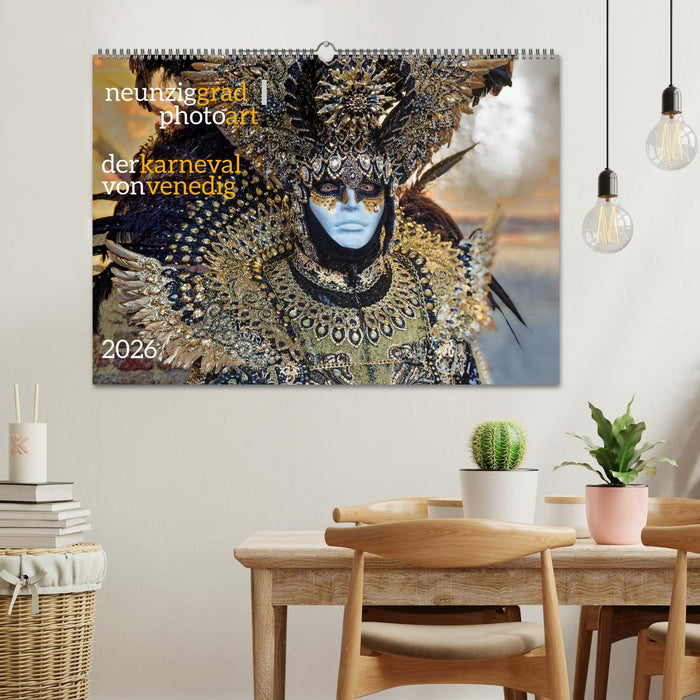 neunziggrad I photoart: der karneval von venedig (CALVENDO Wandkalender 2026)