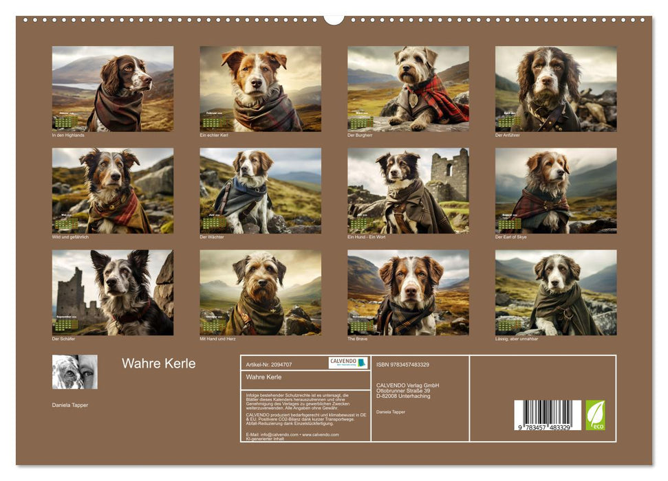 Wahre Kerle (CALVENDO Premium Wandkalender 2026)